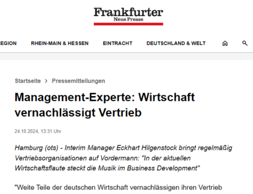 Management-Experte: Wirtschaft vernachlässigt Vertrieb