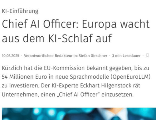 Chief AI Officer: Europa wacht aus dem KI-Schlaf auf