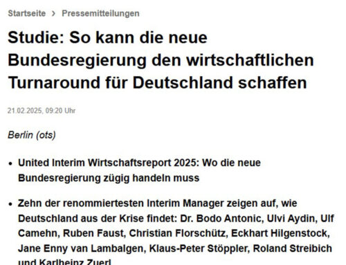 Studie: So kann die neue Bundesregierung den wirtschaftlichen Turnaround für Deutschland schaffen