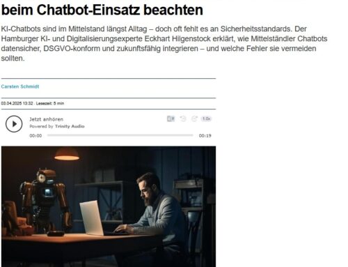 Sichere KI statt Datenleck: Das müssen Firmen beim Chatbot-Einsatz beachten