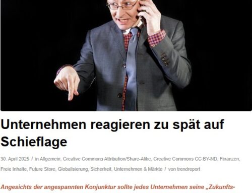Unternehmen reagieren zu spät auf Schieflage